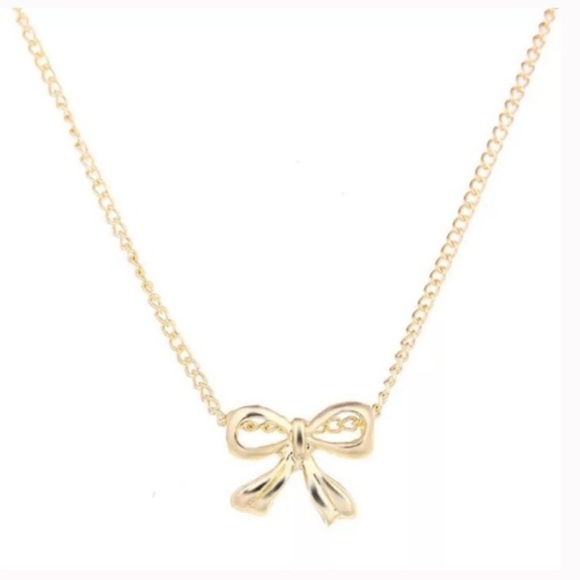 Luck Bowknot Necklace with Card - Picture 2 of 4